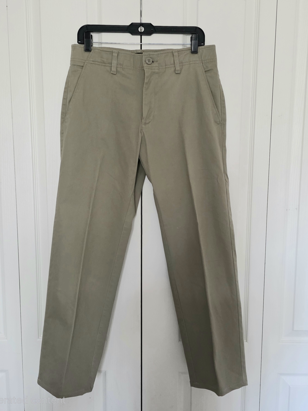 Lee Extreme Comfort Straight Fit Khaki Pants Men’s 31x30 (Altered To 29" Inseam)